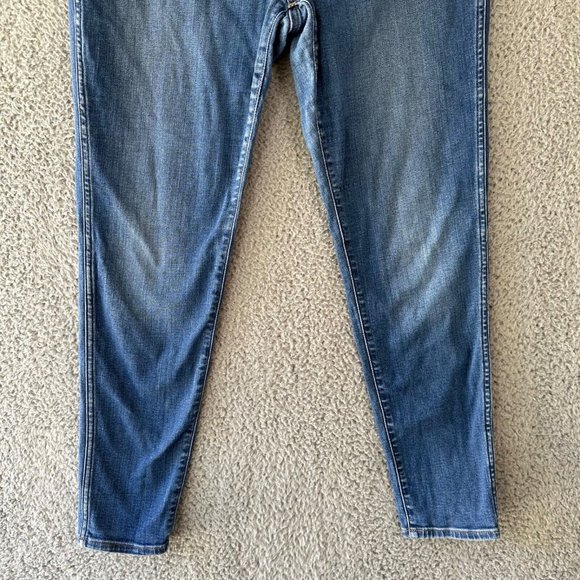 Madewell Jeans Women's 32 Blue 10" High Rise Roadtripper Tapered Breathable - Picture 3 of 16